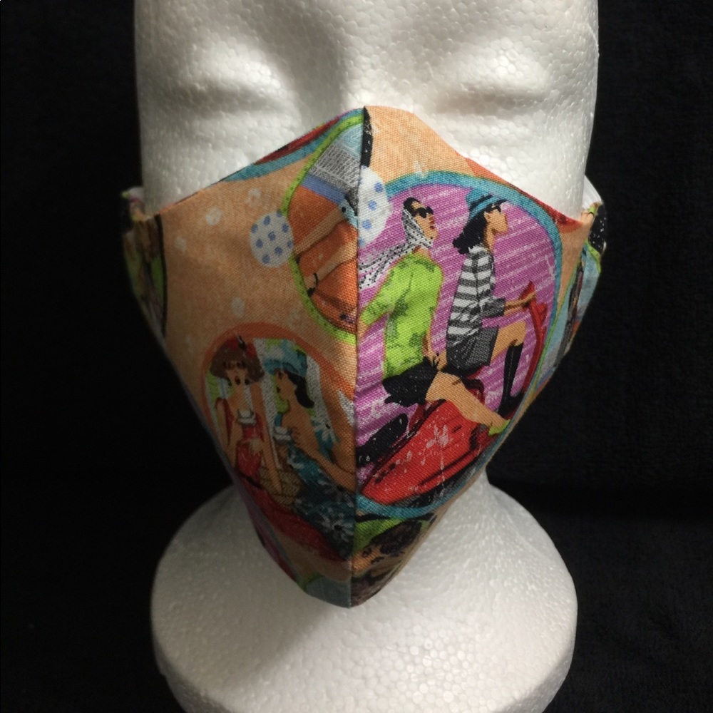 Retro Scraf Face Mask